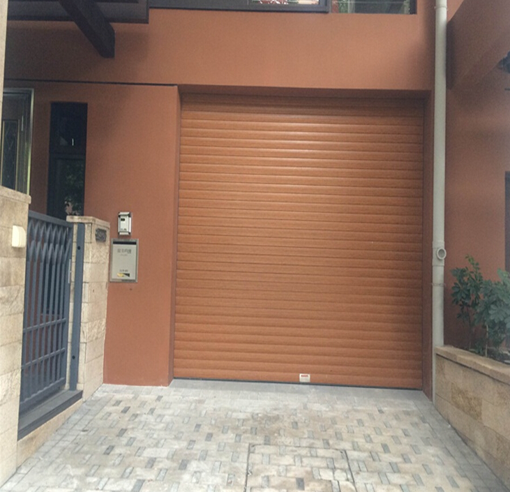 Wood Color Aluminium Roller Shutter Door